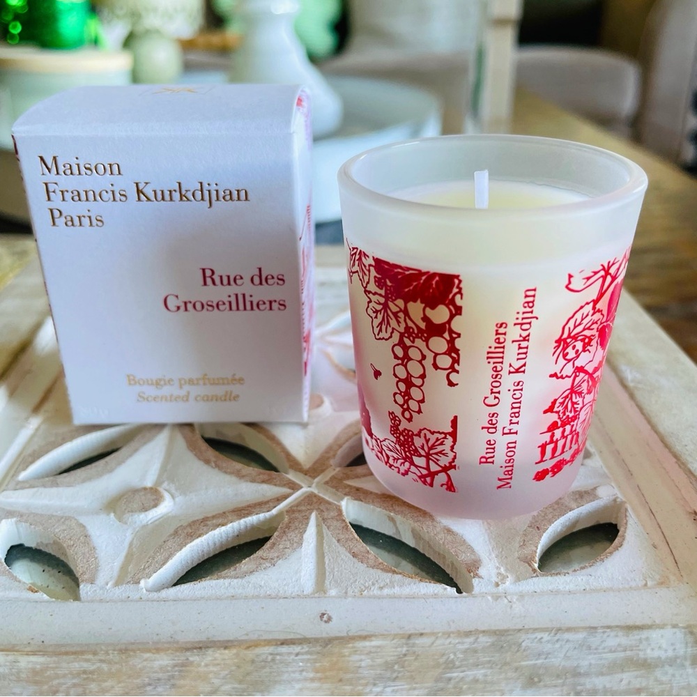 NWT Mini Maison Francis Kurkdjian Rue De Groseilliers Scented Candle